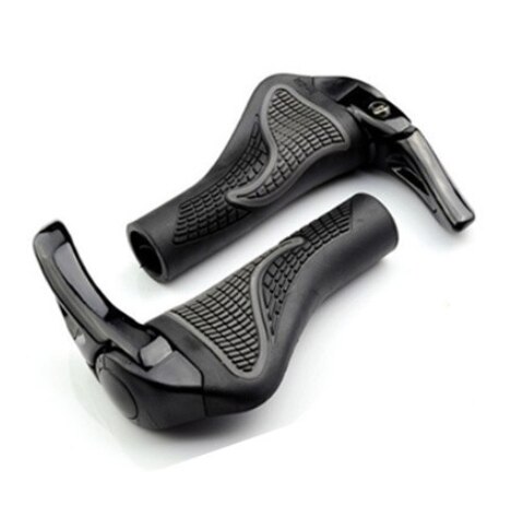Gummi & aluminium cykel cykel mtb styre handtag styre push on mjuka delar tillbehör gpips: 03 modell svarta
