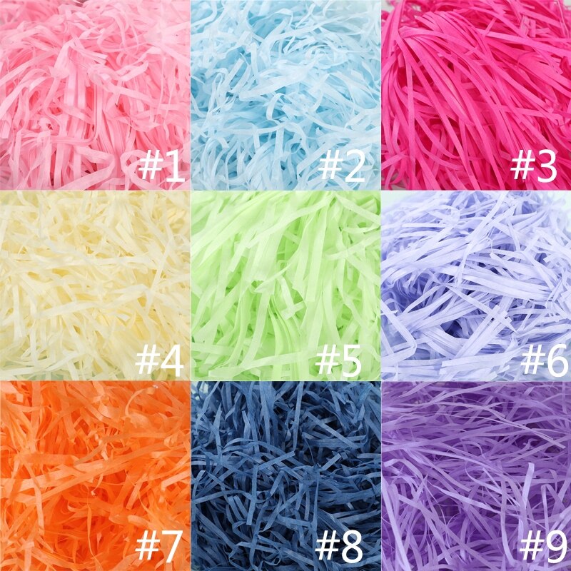 Doos vulling papier draad raffia versnipperd papier bruiloft verloving confetti decoratie accessoires kleurrijke confetti  xy106