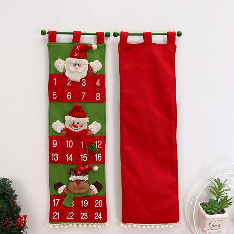 Kerst adventskalender tassen hangende kerstkalender kerstversiering kerstversiering voor thuis jaar