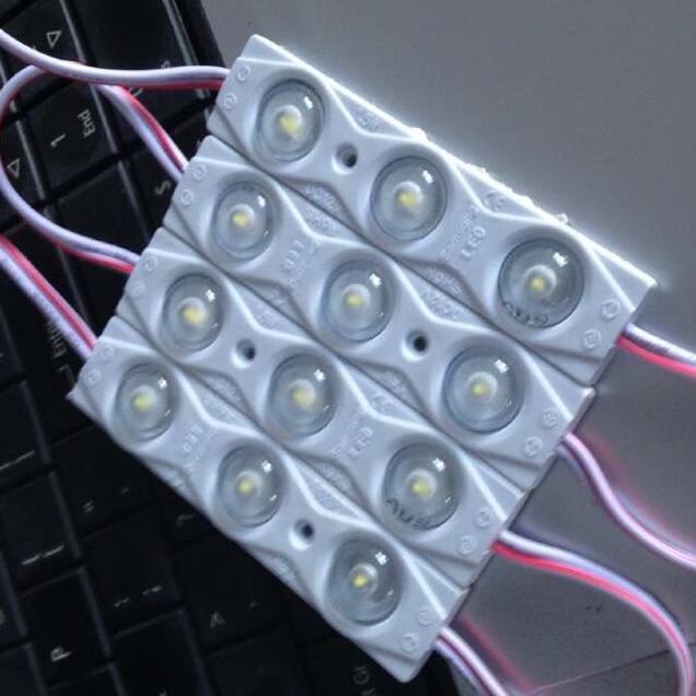 waterproof 2835 3LEDs Injection module super bright led modules lighting white/Warm /red/green/blue/Yellow Dc12V