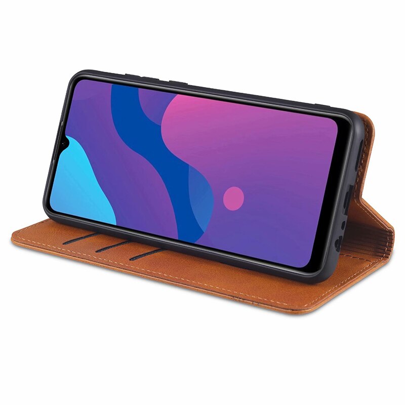 Magnetische fallen für OPPO A15 Brieftasche Abdeckung Tasche mit Tasche