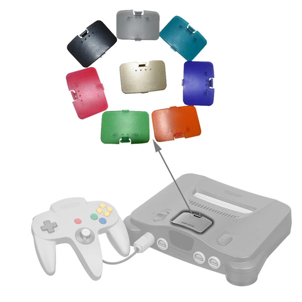Jumper Pak Pack de expansión de memoria de reparación de 1 pieza, tapa de puerta, pieza para Nintendo 64 N64, repuesto Jumper Pak, expansión de memoria