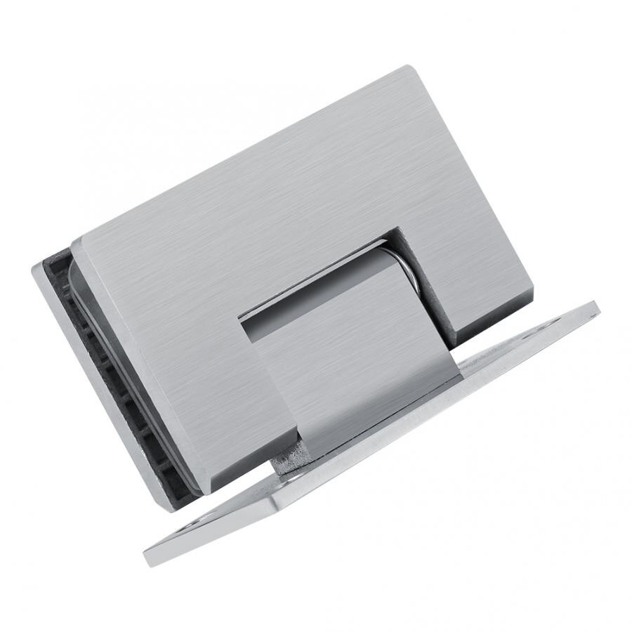 8-10mm Shower Door Hinge Clamp Stainless Steel Frameless Bracket 90 Degree Glass Door Hinges Bathroom Furniture Hardware