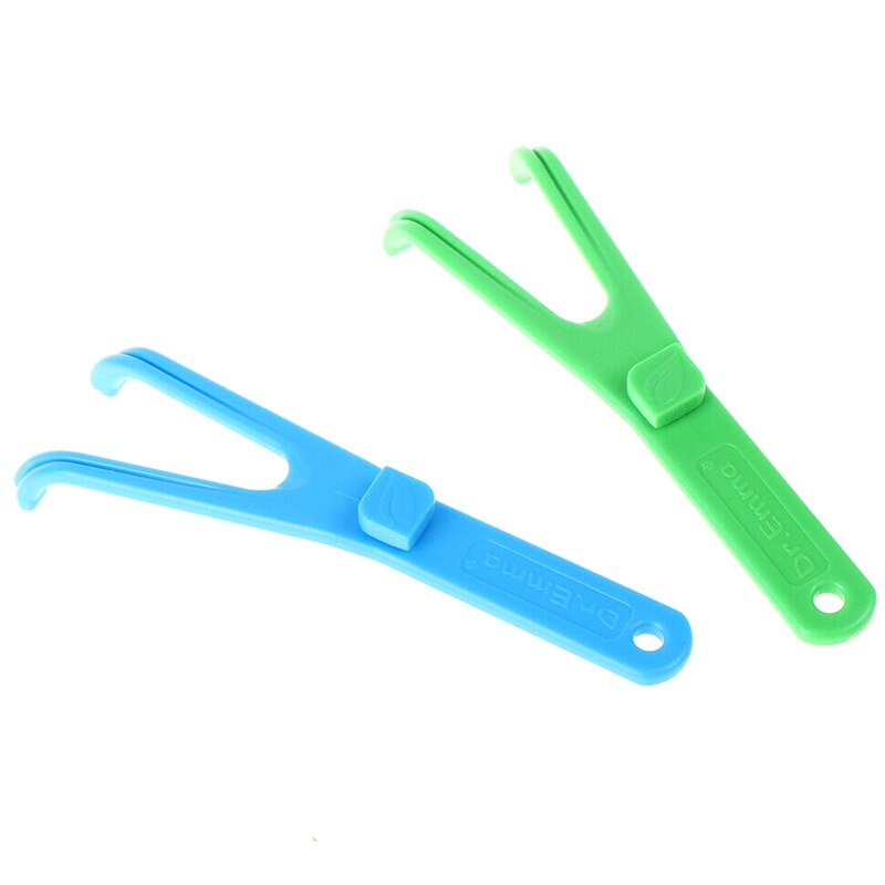 8 Pcs Y-Vorm Floss Houder Floss Interdentale Cleaner Tooth Tool Aid Pick Tanden HJL2019