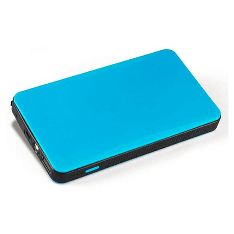 Auto Jump Starter Batterij Power Bank 12V 8000Mah Mini Portable Power Bank Auto Jump Starter Auto Emergency Booster batterij Oplader: Blauw