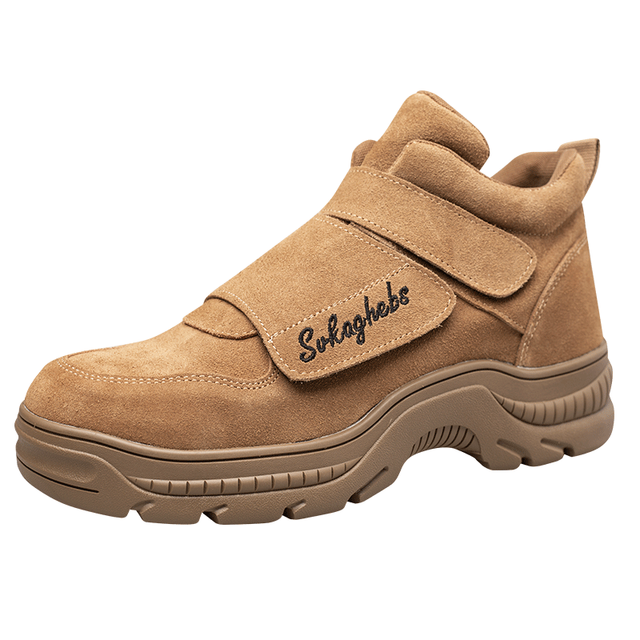 Scarpe antinfortunistiche da lavoro per uomo Spark antispruzzo indistruttibile punta in acciaio uomo stivali antinfortunistici da lavoro Sneaker da costruzione maschile antisfondamento: Khaki / 45