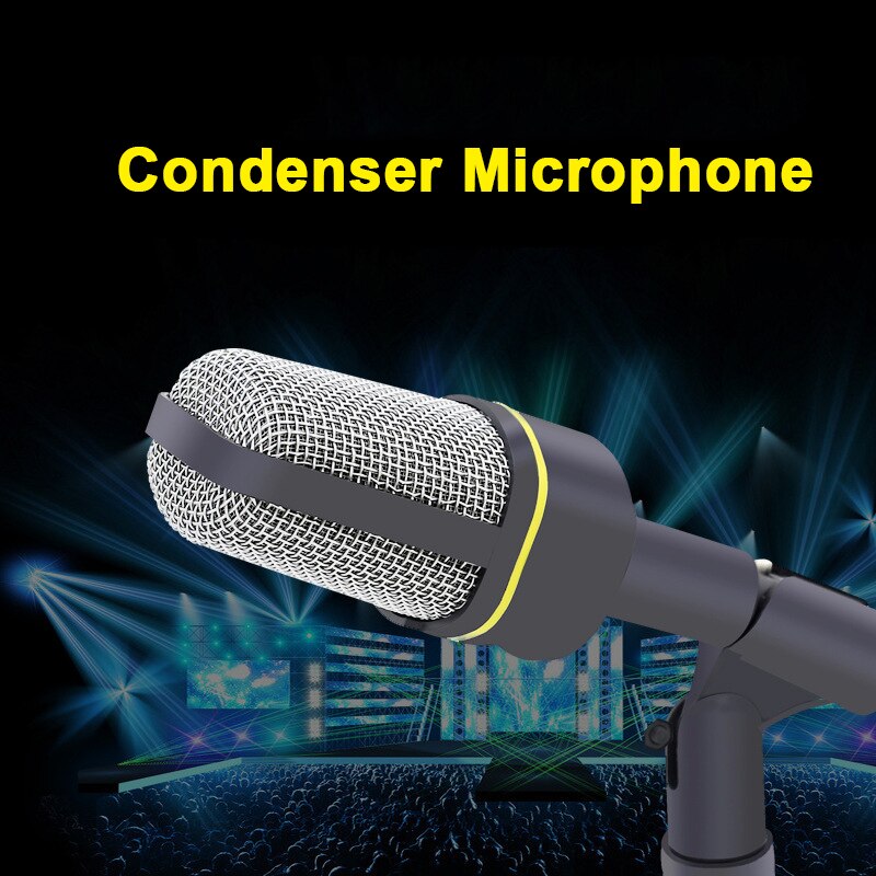 VOXLINK – Microphone de Studio à condensateur, avec support trépied 3.5, SF-920 mm, pour enregistrement sur PC