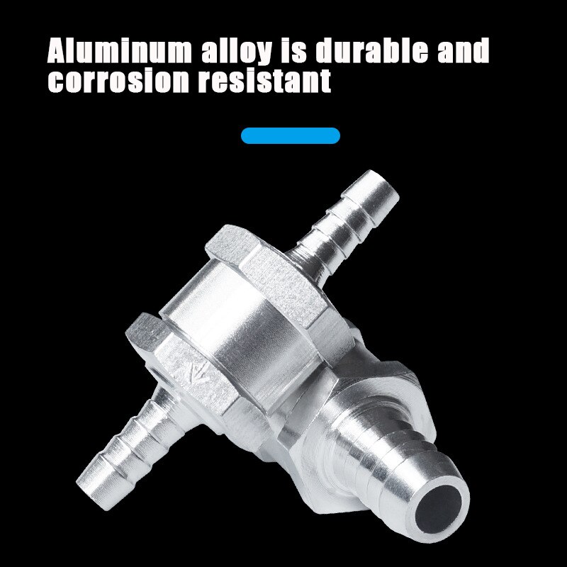 Non Return One Way Check Valve Threaded Aluminium Alloy Valve Fuel Petrol Diesel Marine Water NJ88