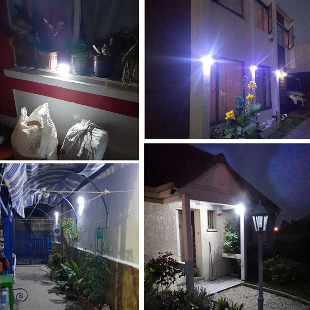30 lysdioder sollampe haven bevægelsessensor lys solpanel strøm lys udendørs vandtæt separat gade sti sikkerhed væg lam