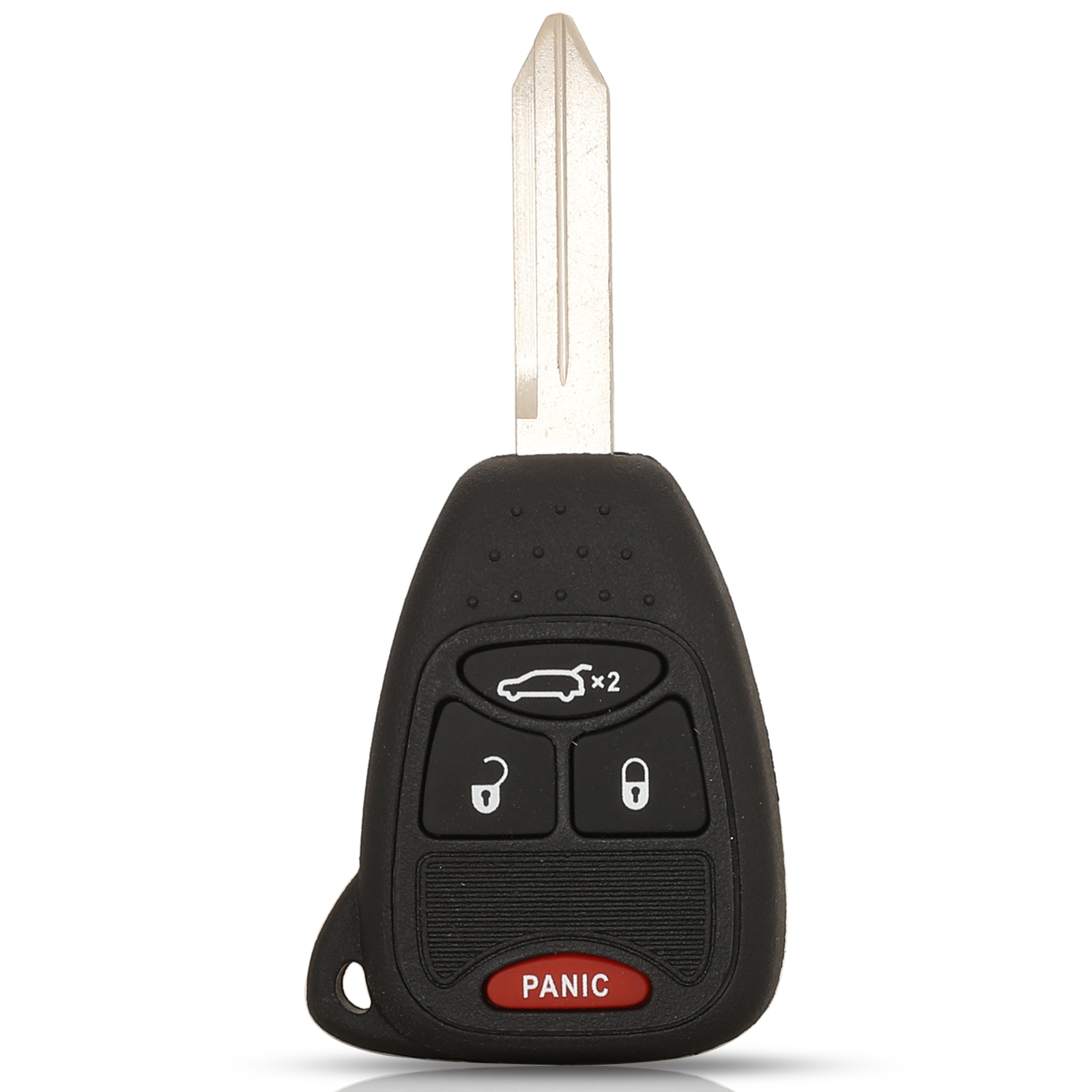 jingyuqin Car Key Shell for Chrysler JEEP DODG 200 Aspen Sebring Compass Liberty Patriot Wrangler Avenger Durango Caliber Nitro: GRAY