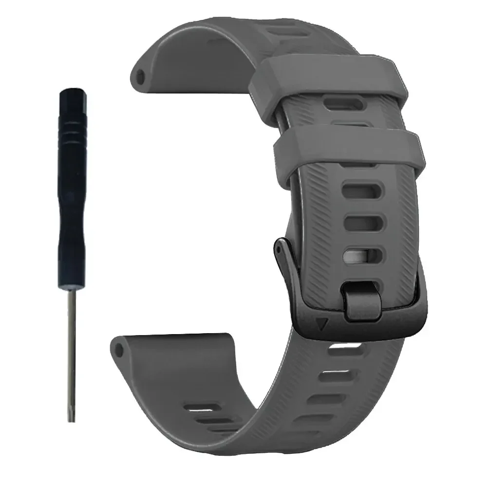 Sports Silicone Strap For Garmin Forerunner 965 955 Solar 945 935 745 Strap Replacement Wristband Bracelet Watchband: grey
