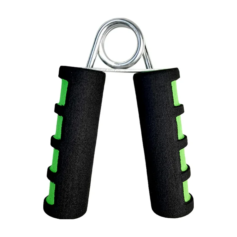 Agarre de mano con resorte, entrenador de fuerza para dedos, ejercitador de potencia, esponja, fortalecedor de antebrazo, expansor carpiano, entrenamiento muscular deportivo: Verde