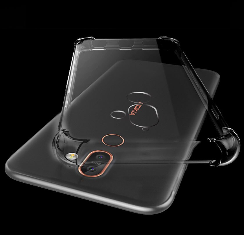 Shock-Proof Case Voor Nokia 2 3 5 6 7 8 Tpu Phone Case Cover Voor Nokia 6 2.1 3.1 5.1 6.1 7.1 7 Plus Dual Slanke Volledige Cover Cas