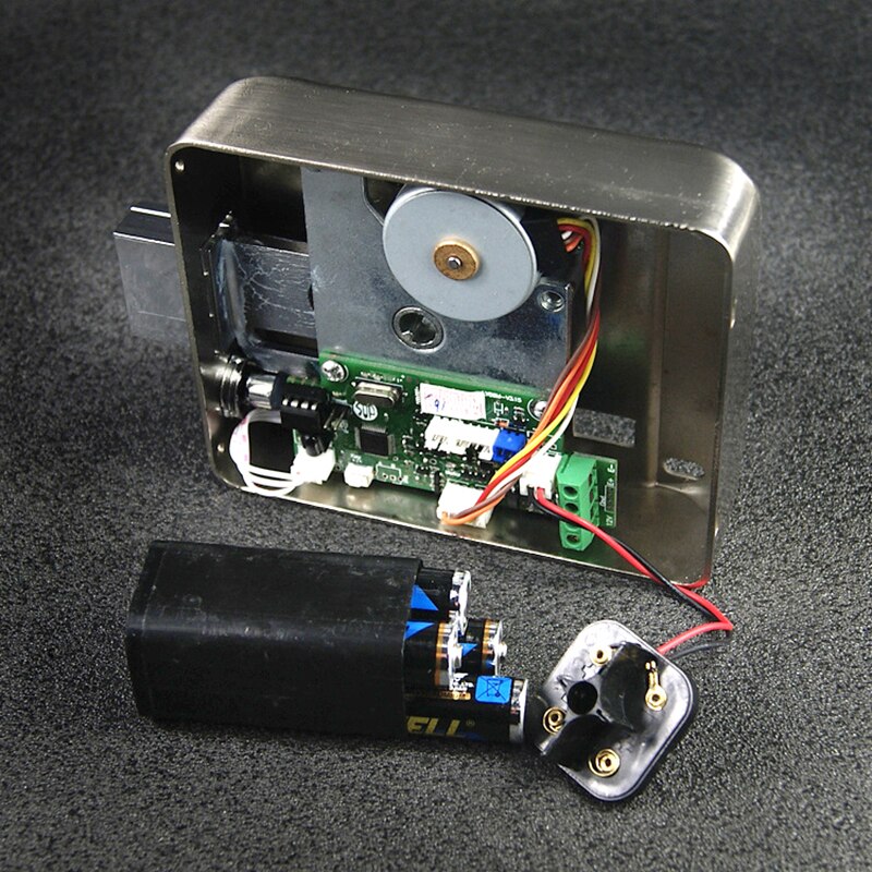 Wireless Electric lock locker motor door lock support 13.56 MHz IC card reader for access control gate door open home security