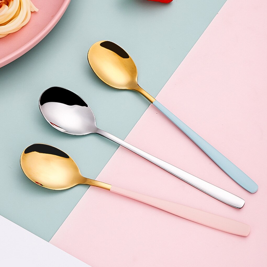 Cutlery Set Flatware Utensils Set 304 Stainless Steel Spoon and Chopsticks Sets for Camp, Picnic Family Gatherings Home Kitchen