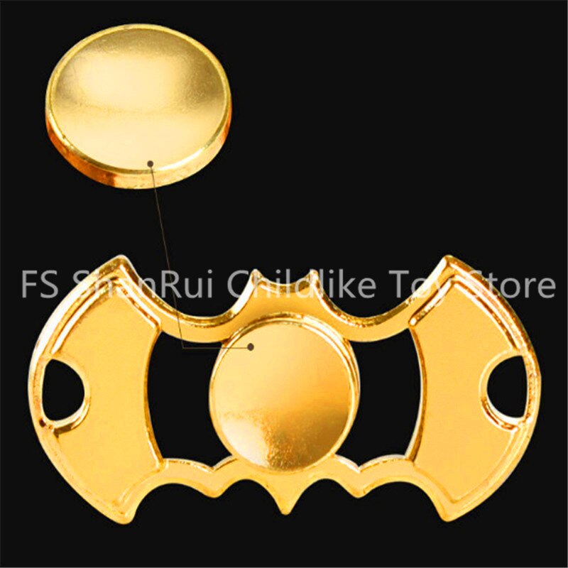 metal bet Champagne gold fidget spinner decompression toy