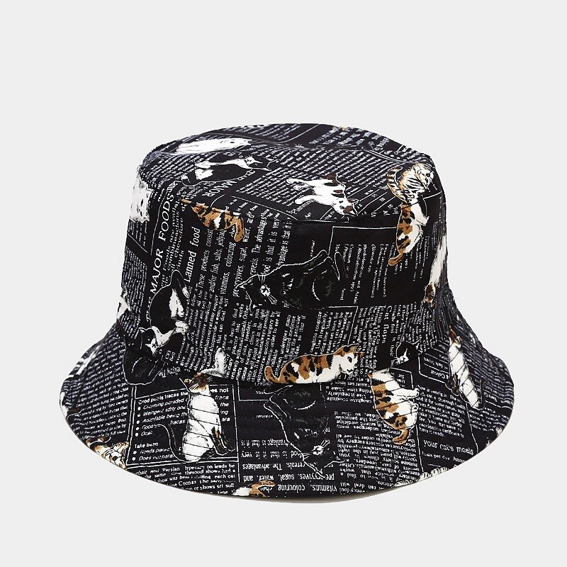 Embroidery Carrot Bucket Hat Women Summer Spring Panama Cap Fold Sun Beach Fisherman Hip Hop Harajuku Hat Korea Unisex ZZ-463: Black