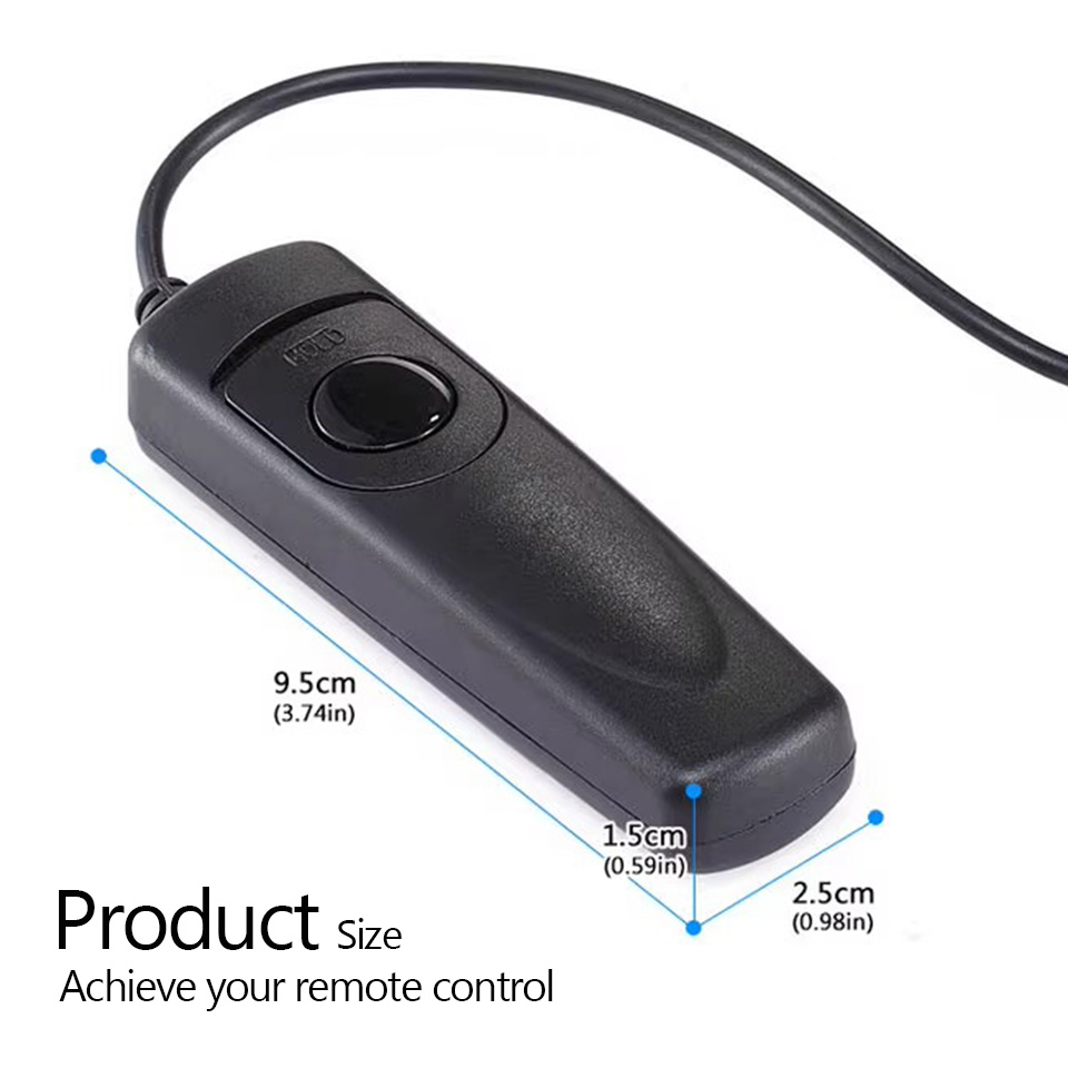 Câble de déclenchement de télécommande RS-60E3, pour Canon E0S 2000D 1500D 1300D 1200D 1100D 1000D 850D 800D 750D 760D 700D 650D SLR