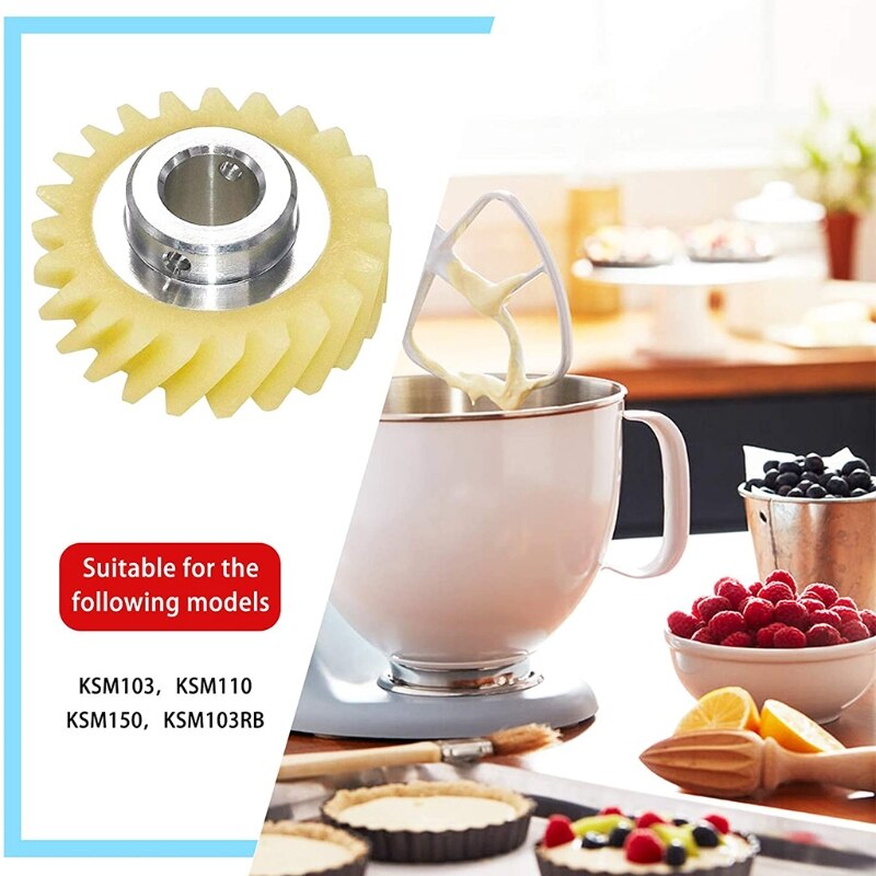 W10112253 mezclador de tornillo sin fin, pieza de engranaje para ayuda de cocina, reemplazar 4162897 4169830 AP4295669,