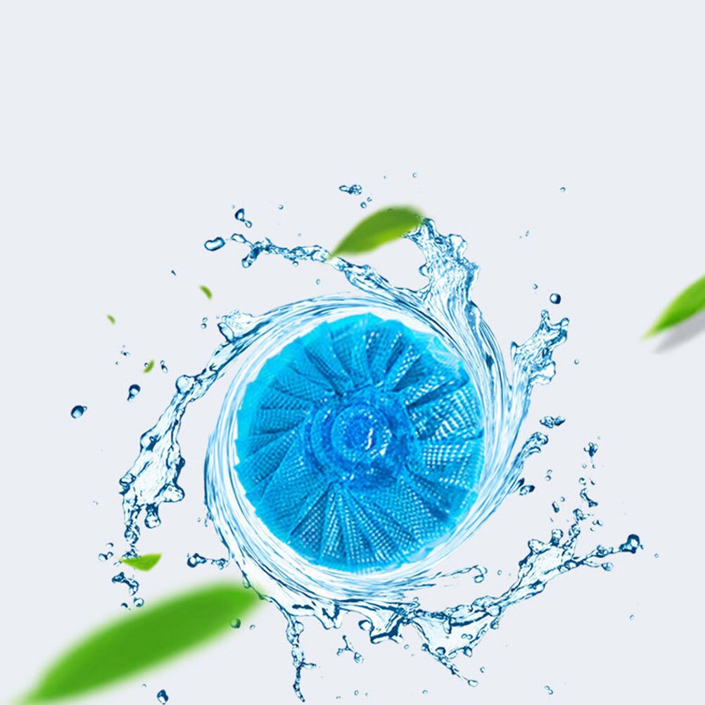 40Pcs Blue Toilet Freshener Toilet Cleaner Bubble Cleanser Practical Toilet Flush Cleaner Toilet Cleaner for Bathroom