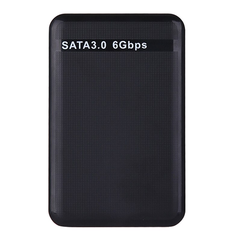 HDD Case Portable Tool Free 2.5 Inch External Hard Drive Enclosure USB 3.0 to SATA III 6Gb 2.5&quot; Laptop HDD SSD Case Support UASP: USB 3.0 Black