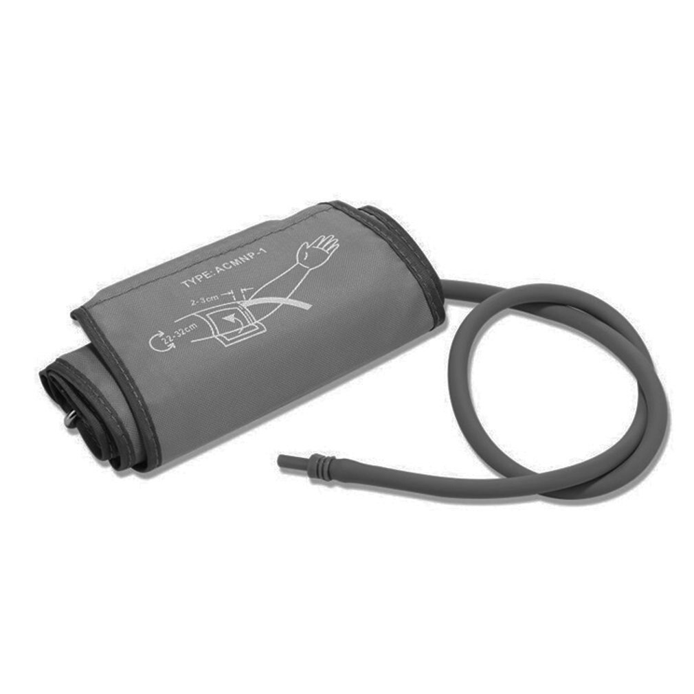 Draagbare 22-32 Cm Arm Manchet Digitale Monitorportable Enkele Buis Tonometer Manchet Voor Bloeddrukmeter Manometer Manchet: Grijs