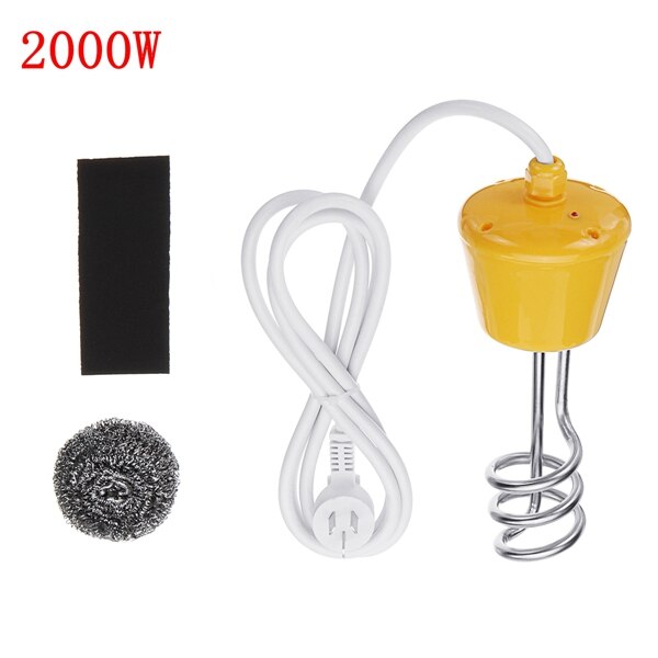 2000W/2500W Portable Suspension Electric Water Heater Element Boiler for Inflatable Pool Tub Travel Camping Travel: 2000W