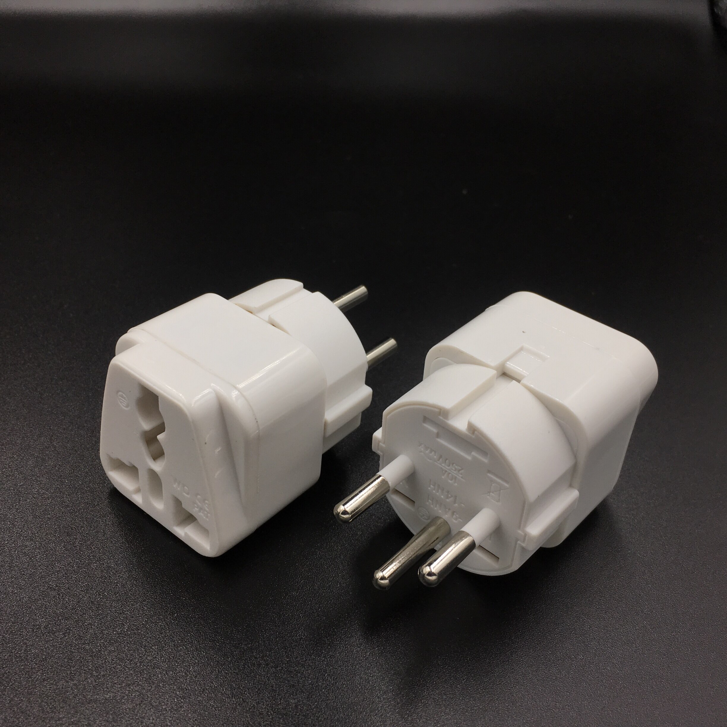ISRAEL Palestine Travel Plug Adapter Universal Outlet Israeli 3 Pin Grounded Plug Adaptor 10A 250V