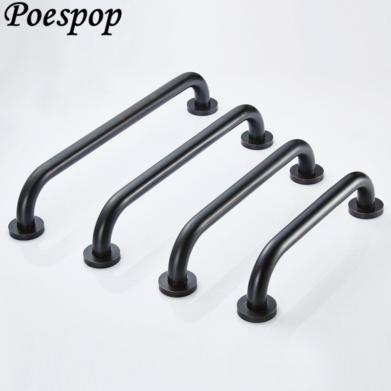 POSEPOP-Pasamanos de bronce frotado con aceite para discapacitados, accesorio de baño para el cuidado de los ancianos, Barras de agarre para mantener el equilibrio, 4 tamaños