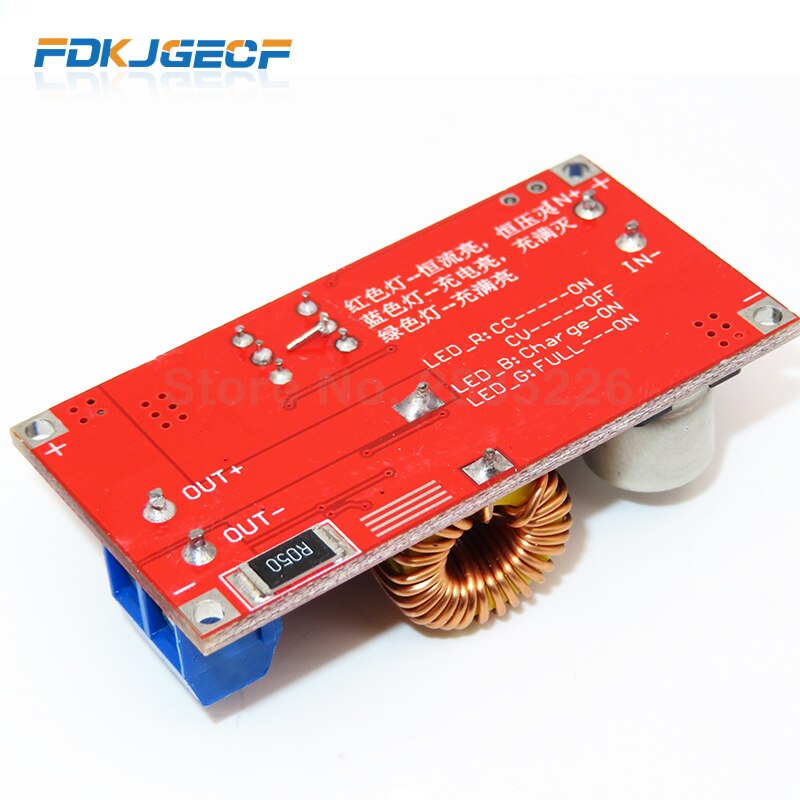 XL4015 5A DC para DC CC CV Carregador Placa de Carregamento Da Bateria de Lítio Step down Led Power Converter Step Down Módulo