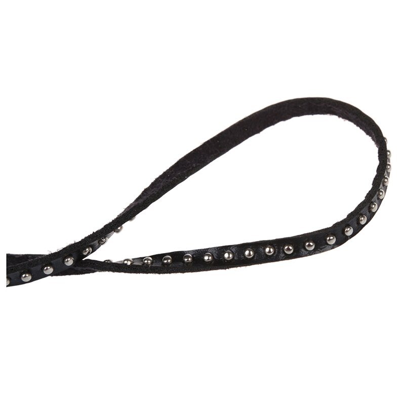 dla obu płci punk głaz wielowarstwowa nitowa bransoletka bransoletka zawinąć mankiet czarny