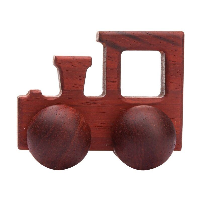 3Pcs Holz Spielzeug Montessori Pädagogisches Buche Zahnen Holz Auto Kinder Cartoon Auto Spielzeug Baby Holz Für 1-6 jahre Alt Kinder: E 3pcs