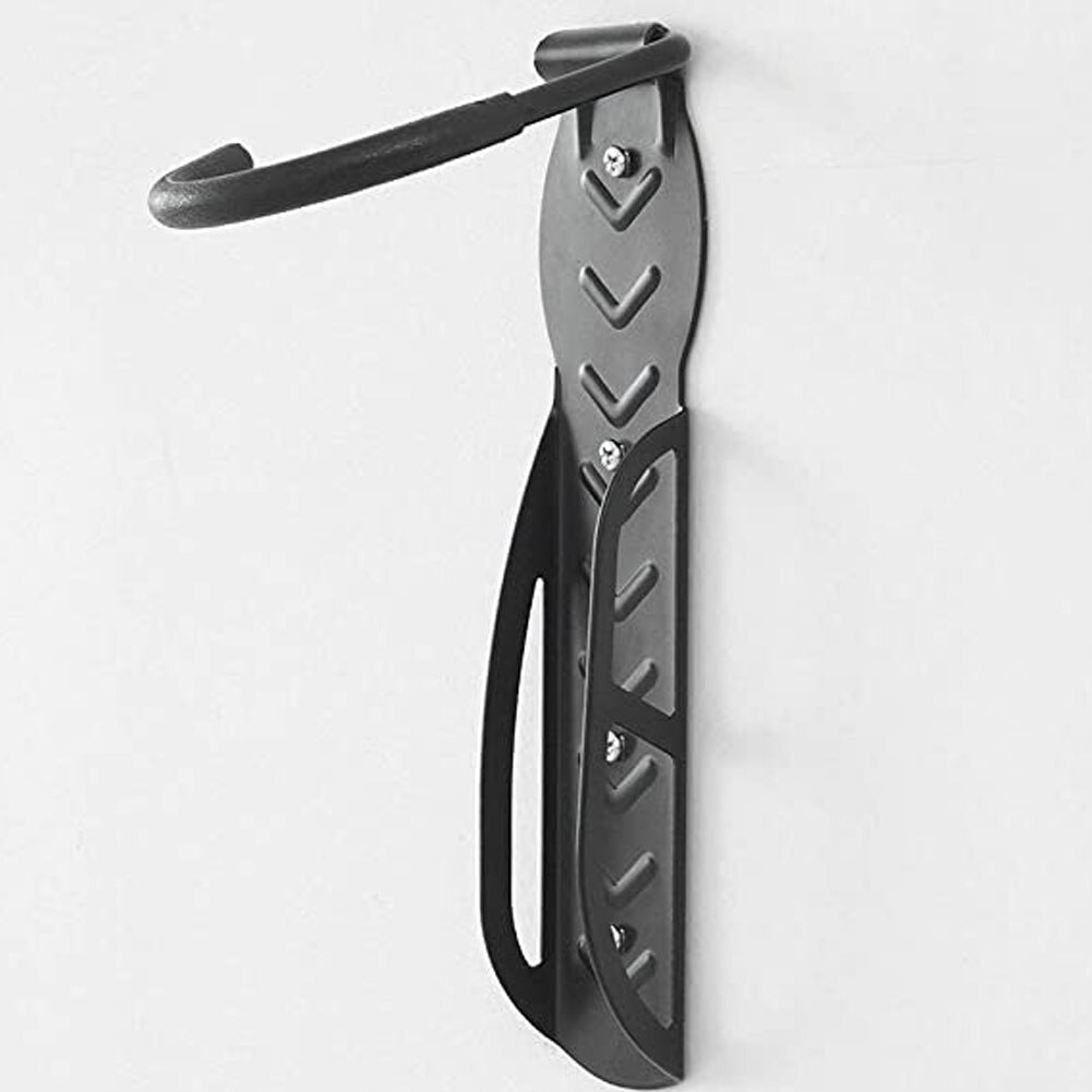 2PCS Bike Wall Mounts Vertical Bike Hangers Bicycle Wall Hook Mountable Cycle Storage Hook Bike Rack Stand for Garage Black