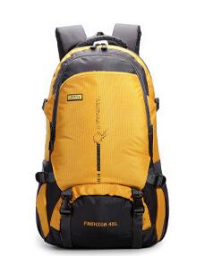 Chuwanglin 45L hommes voyage sac à dos sac à dos étanche hommes grande capacité mâle sac à dos cartable pochette d'ordinateur A5202: Jaune