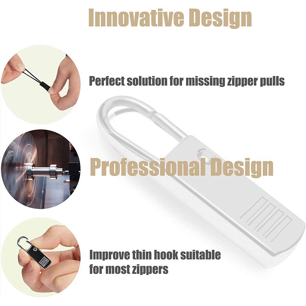 1pcs Zipper Pulls Tab Replacement Luggage Zipper Pull Zippers Handle Fixer Repair Extension Mend Tags For Suitcase Backpack V9Y4