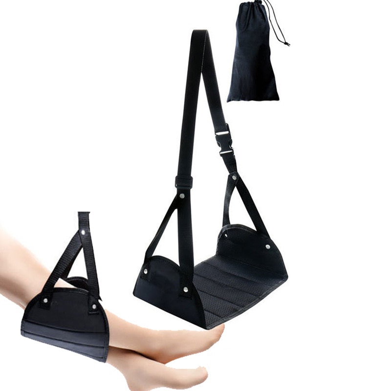 Voeten Hangmat Kantoor Voetsteun Hangmat Opknoping Ontspannen Vlucht Lange Reizen Vliegtuig Verstelbare Hangmat Voet Voetsteun Gemaakt