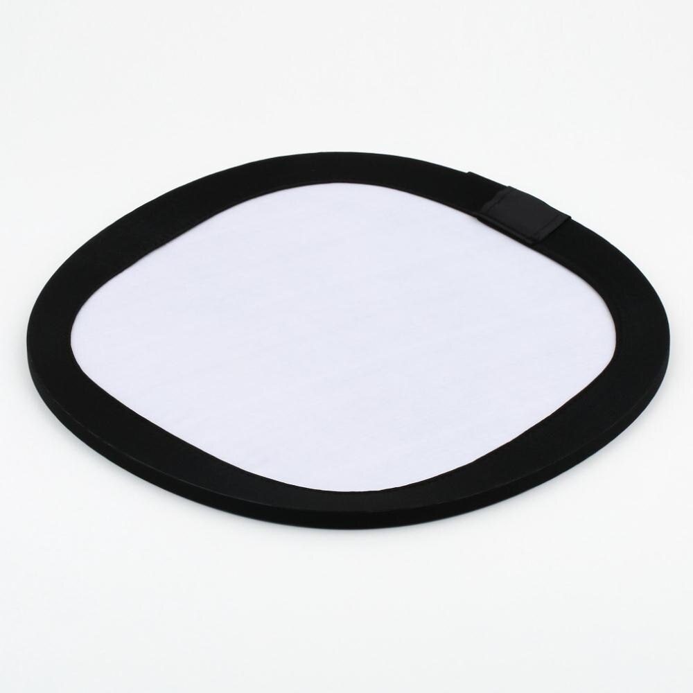 Lightdow 12 "Inch 30 cm 18% Opvouwbare Grijskaart Reflector Witbalans Double Face Focus Board met Draagtas