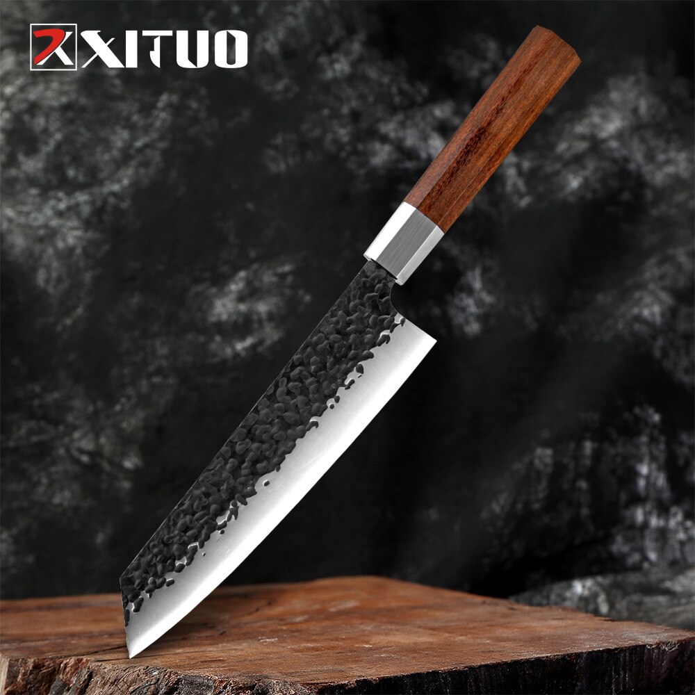 XITUO 8 zoll Kiritsuke Messer Achteck Griff Japanischen Messer Gyuto Messer Küche Koch Profi Messer Scharfe Klinge Lachs messer