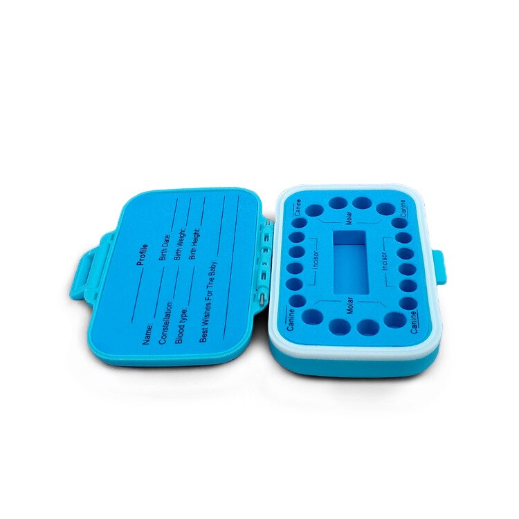 Baby Teeth Keepsake Box PP Tooth Fairy Boxes Kids Tooth Storage Holder Organizer Cute Children Tooth Fetal Hair Container