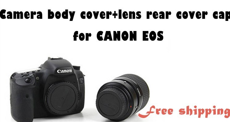 Camera Body Cover + Lens Achter Cap Voor Canon EOS mount EF 5D II III 7D 70D 700D 500D 550D 600D 1000D