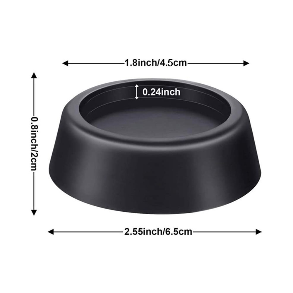 4 stk vaskemaskine fødder puder anti vibration skridsikker elasticitet gummimåtte køleskab gulvmøbel prote stødsikker pude