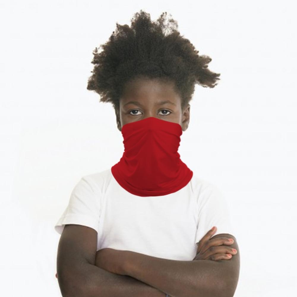 Multi Function Kids Scarf Snood Face Cover Neck Gaiter Bandana for Cycling Hiking Sport Outdoor, Washable and Reusable