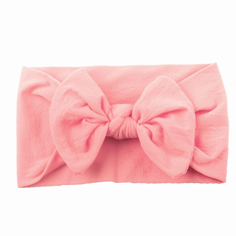 Bandeaux mignons pour bébés filles, accessoires de cheveux pour tout-petits, Turban solide, nœud, accessoires pour filles: 1717