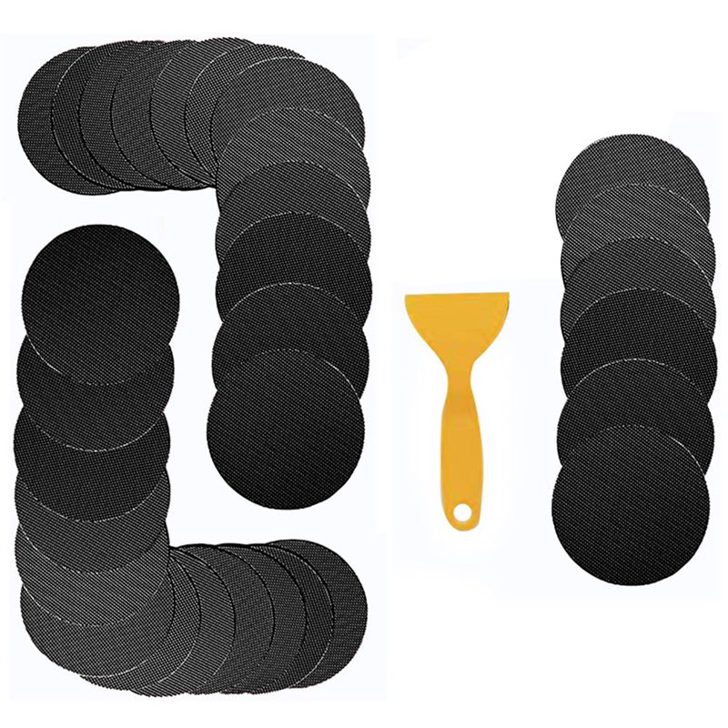 Bad Antislip Stickers, Antislip Douche Strips Douche Vloer Antislip Stickers Veiligheid Douche Loopvlakken (Black-30PCS): Default Title