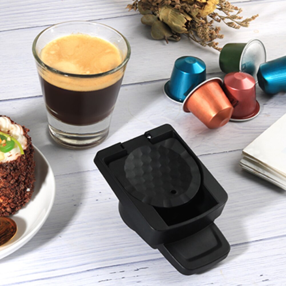 Nespresso Capsule Adapter Originele Capsules Converteren Naar Een Houder Compatibel Herbruikbare Coffeeware Pod Met Dolce Gusto Crema Maker