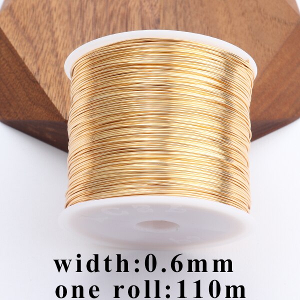 GUFEATHER M754,jewelry accessories,copper wire,18k gold plated,0.3 microns,diy bracelet necklace,jewelry making,one roll/lot: M75406