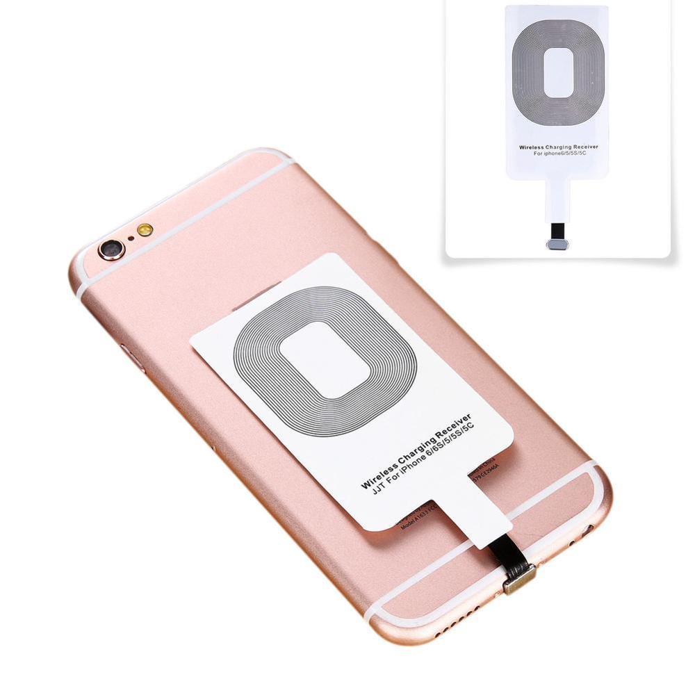 CinkeyPro QI Draadloze Oplader Ontvanger Micro USB Type C voor iPhone Samsung Type-C 5 V/1A Opladen adapter Universele: Iphone