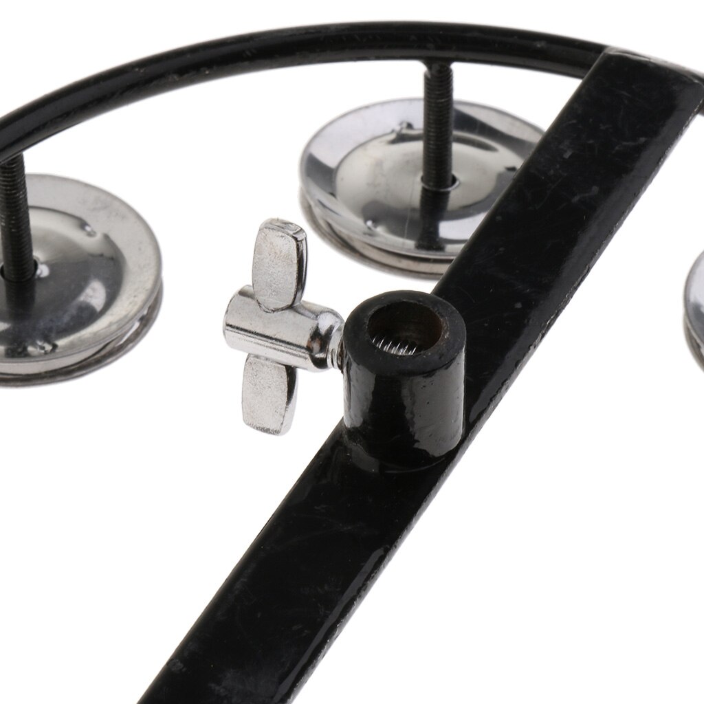 Tooyful Professionele 4 Pairs Ritme Hi Hoed Tamboerijn Met Enkele Rij Voor Drum Set