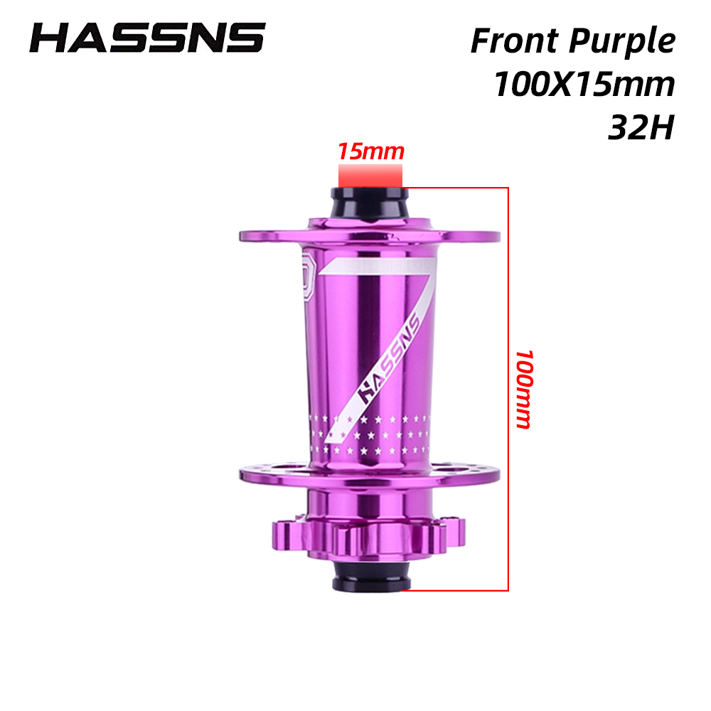HASSNS Bujes de moto de cross 32 agujeros 135X10 100X15 Estructura HG de marcha única compatible con 8/9/10/11 velocidades: Azul marino