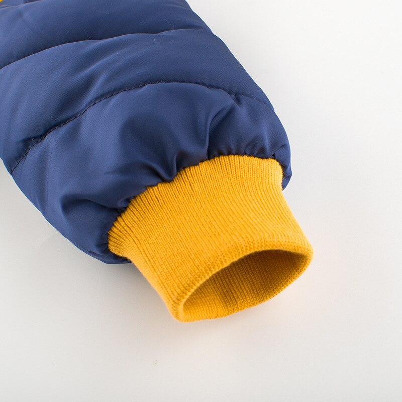 Jongen Winter Katoen Gewatteerde Jas Dikke Katoenen Donsjack Warme En Comfortabele Mid-Lengte 2-10 Jaar oude Ritsvak Kleren